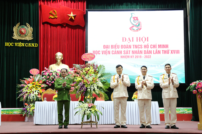 Đại hội đại biểu Đoàn TNCS Hồ Chí Minh Học viện CSND lần thứ XVIII